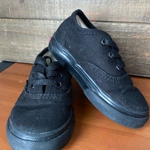 Vans Toddler Size 5.5 Black